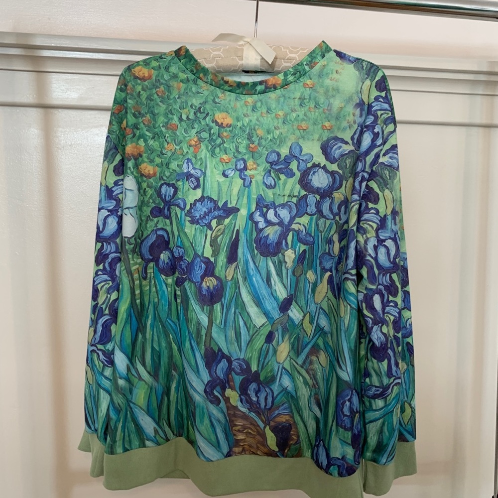 Van Gogh crew neck sweatshirt